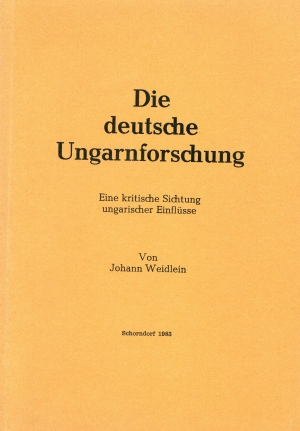 Die deutsche Ungarnforschung